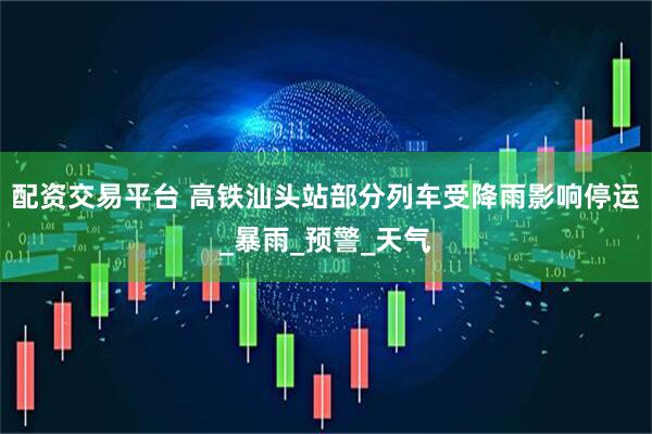 配资交易平台 高铁汕头站部分列车受降雨影响停运_暴雨_预警_天气